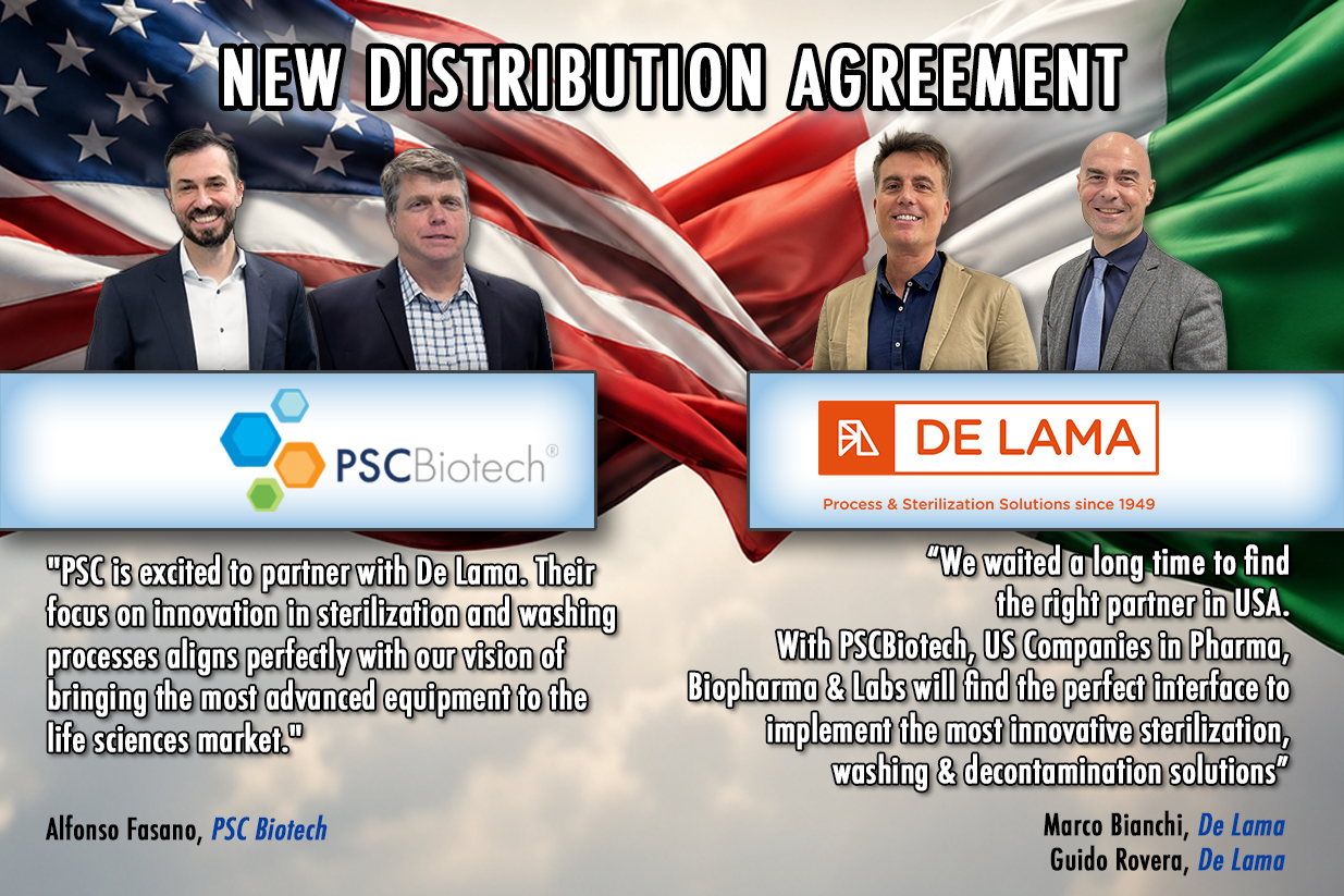 PSC Biotech Corporation Announces New Partnership with De Lama to Deliver Advanced Sterilization Solutions